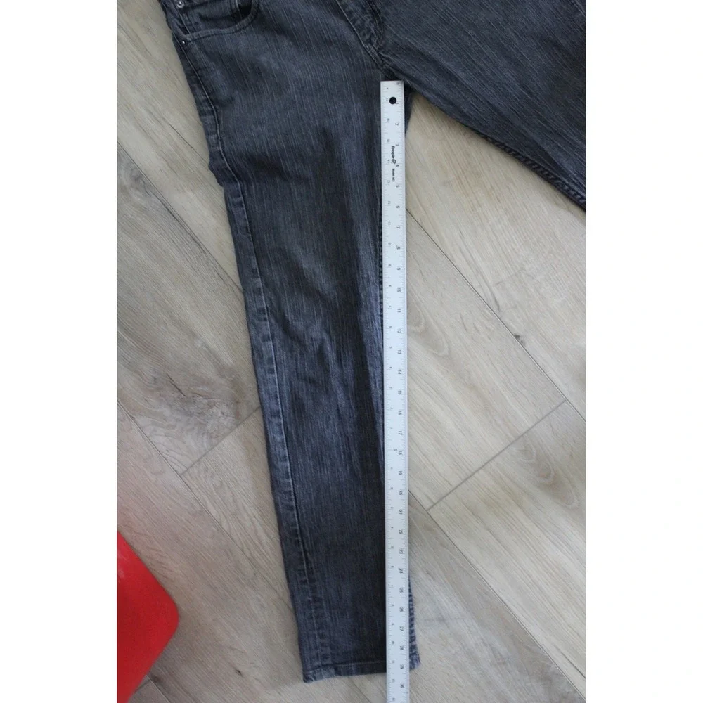 VTG Levi's 511 Men's Skinny Jeans 34x30 Faded Black Slim Fit Denim‎ Pants
